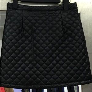 Style Mafia Dresses & Skirts - Vegan leather mini skirt black quilted new xs s m Style Mafia Dresses & Skirts - Vegan leather mini skirt black quilted new xs s m