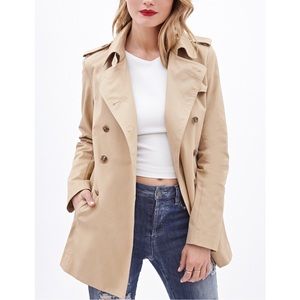 Forever 21 Jackets & Blazers - Forever21 Cotton Twill Trench Coat Forever 21 Jackets & Blazers - Forever21 Cotton Twill Trench Coat