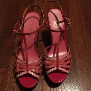 Christian Siriano Shoes - Pink Wedge Sandals Christian Siriano Shoes - Pink Wedge Sandals