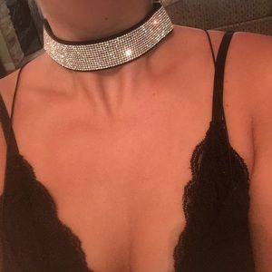 LF Jewelry - 🆕✨Diamond choker necklace w/ diamond earrings✨ LF Jewelry - 🆕✨Diamond choker necklace w/ diamond earrings✨