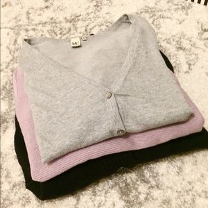 14th & Union Sweaters - Gray V-Neck Cardigan 14th & Union Sweaters - Gray V-Neck Cardigan