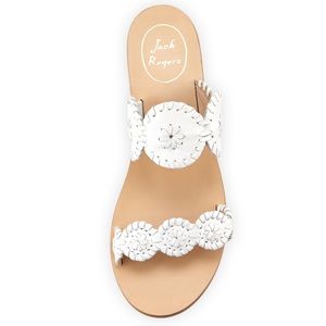 Jack Rogers Shoes - Jack Rogers White Lauren Sandal Jack Rogers Shoes - Jack Rogers White Lauren Sandal