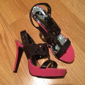 BCBGirls Shoes - BCBG Pink Platform Sandals BCBGirls Shoes - BCBG Pink Platform Sandals