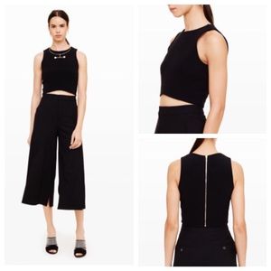 Club Monaco Tops - Black Crop Top - Club Monaco Club Monaco Tops - Black Crop Top - Club Monaco