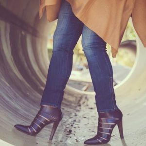 Rebecca Minkoff Shoes - Rebecca Minkoff Burgundy Cut Out Leather Booties Rebecca Minkoff Shoes - Rebecca Minkoff Burgundy Cut Out Leather Booties