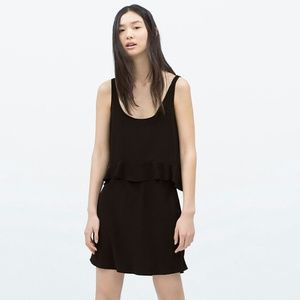 Zara Dresses & Skirts - Zara Trafaluc Black Tiered Dress Zara Dresses & Skirts - Zara Trafaluc Black Tiered Dress