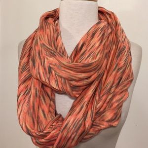 14th & Union Accessories - 14th & union peach and gray knit infinity scarf 14th & Union Accessories - 14th & union peach and gray knit infinity scarf