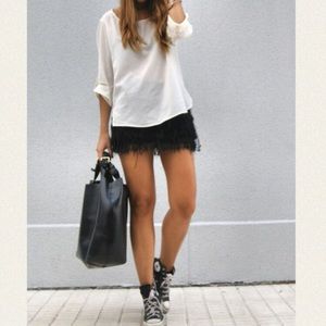 Zara Dresses & Skirts - BRAND NEW ZARA Fringe skirt Zara Dresses & Skirts - BRAND NEW ZARA Fringe skirt