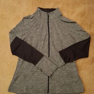 Danskin Now Jackets & Blazers - Grey and black full zip sports jacket Danskin Now Jackets & Blazers - Grey and black full zip sports jacket