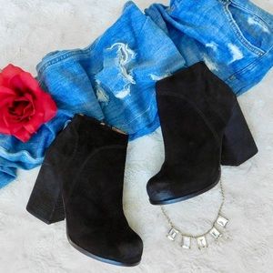 Jeffrey Campbell Shoes - Jeffrey Campbell Hanger Stacked Heel Booties Jeffrey Campbell Shoes - Jeffrey Campbell Hanger Stacked Heel Booties