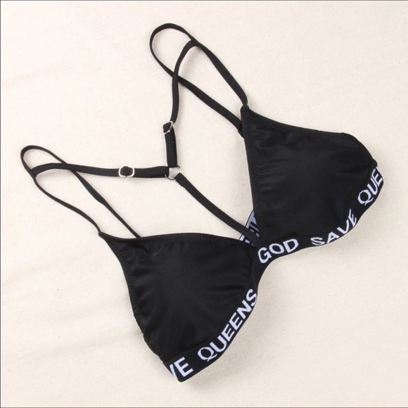 Swim God Save Queens Bikini Poshmark