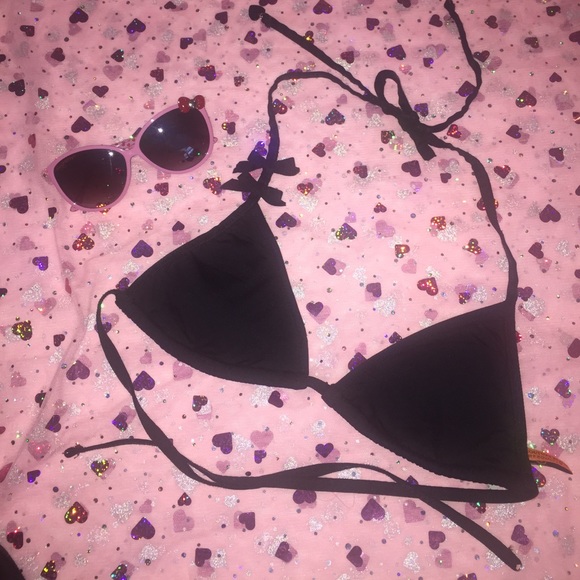 Juicy Couture Swim Juicy Couture Beach Swim Black String Bikini S Poshmark