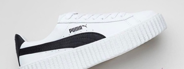 puma white loafers