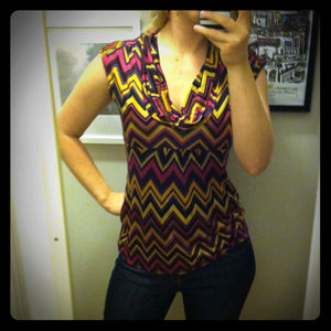 SOLD- BUNDLE Trina Turk sleeveless top ala Missoni