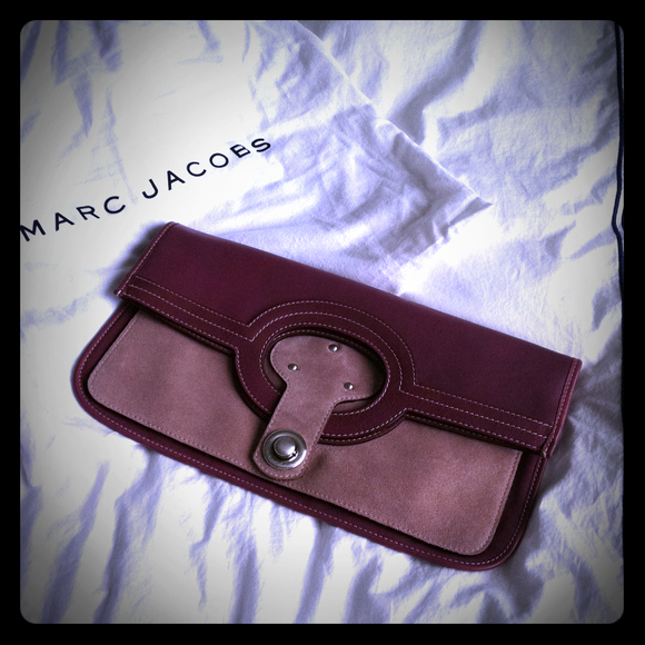 Marc Jacobs leather / suede clutch