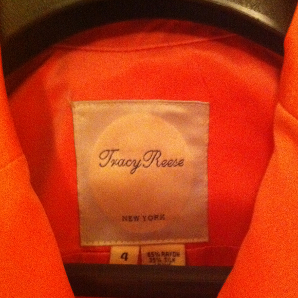 💞HOST PICK 💞Tracy Reese Pink Satin trench coat - Picture 3 of 3