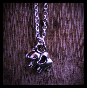 Tiny Elephant Necklace