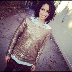 J Crew sparkly top