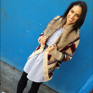 Pinstripe button up dress