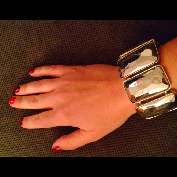 Rectangle Bangle Bracelet - Picture 3 of 3