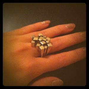 Jewelmint Metal Mosaic Ring - Size 6!