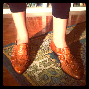 Vintage Stefano Oxford slip ons 7.5