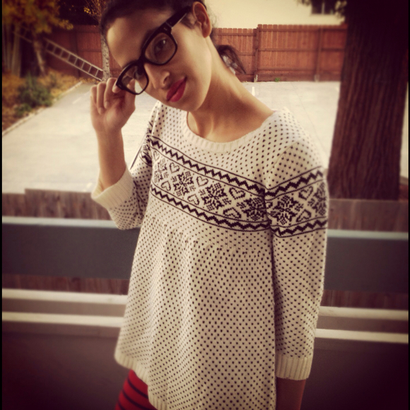Cozy knit sweater