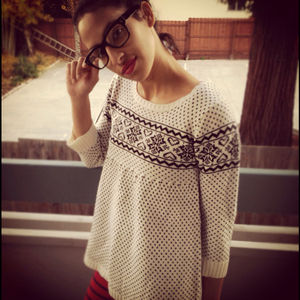 Cozy knit sweater