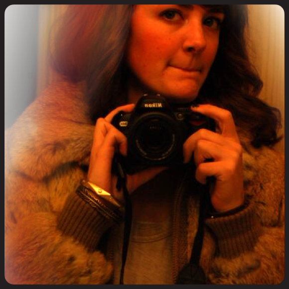 Vintage rabbit fur bomber coat