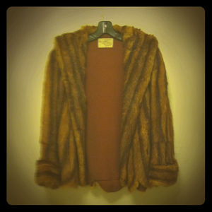 I'm a FOX! Vintage Fur Coat