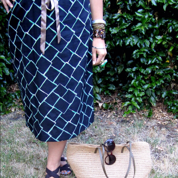 Skirts - Price Reduced! Vintage Blue Patterned Skirt Skirts - Price Reduced! Vintage Blue Patterned Skirt