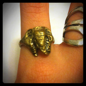Handmade elephant ring