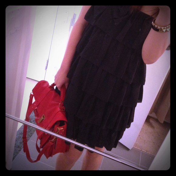 Erin Fetherston x Target black tiered dress