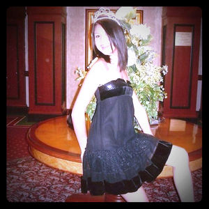 REDUCED. Black tube top dress by Charlotte Russe.