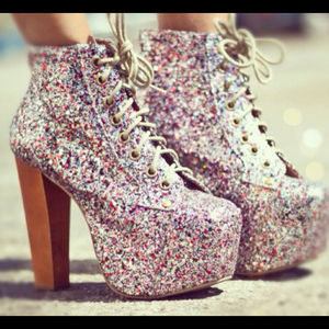 Jeffrey Campbell Shoes - (Reseved) Jeffery Campbell multi glitter litas. Jeffrey Campbell Shoes - (Reseved) Jeffery Campbell multi glitter litas.