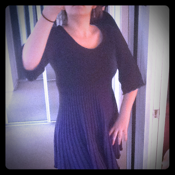 MARKDOWN! Vertical black&blue FCUKdress