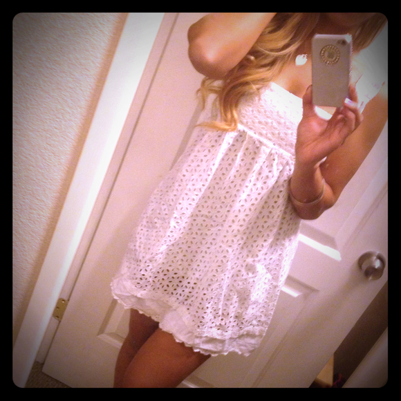 White baby doll summer dress