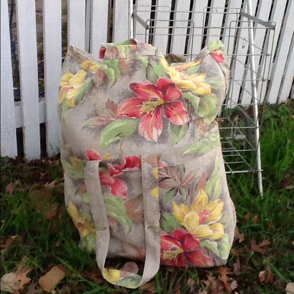 Handmade Hawaiian Print Day Bag or Carry-all - Picture 2 of 2