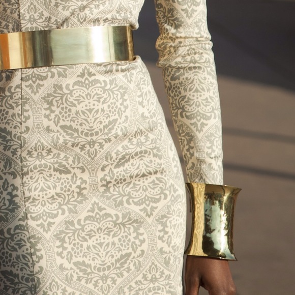 Belt: $168 now $86.     Cuff: was $70 now $47