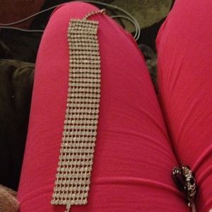 Rhinestone chocker.