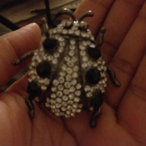 Ladybug ring w/ rhinestones. **REDUCED PRICE**
