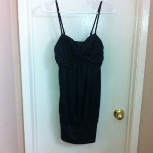 Huggable Black Dress