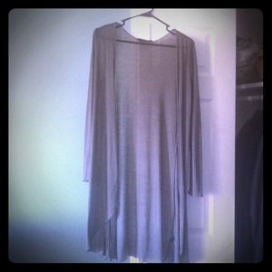 BCBG Maxazria grey cover up
