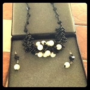 Earrings and necklace combo