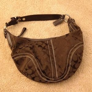 Original chocolate Coach Hobo