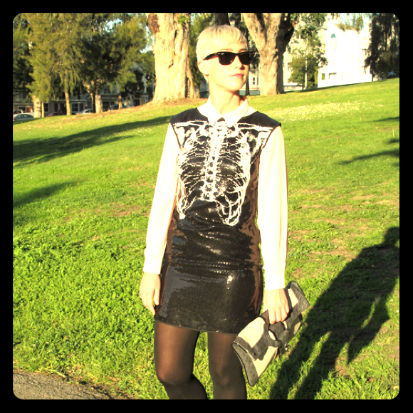 Rodarte for Target Sequins Rib Cage Dress