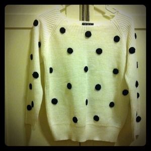 Polka dot sweater