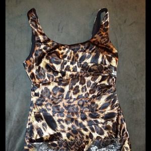 REDUCED-B.Smart leopard print dress