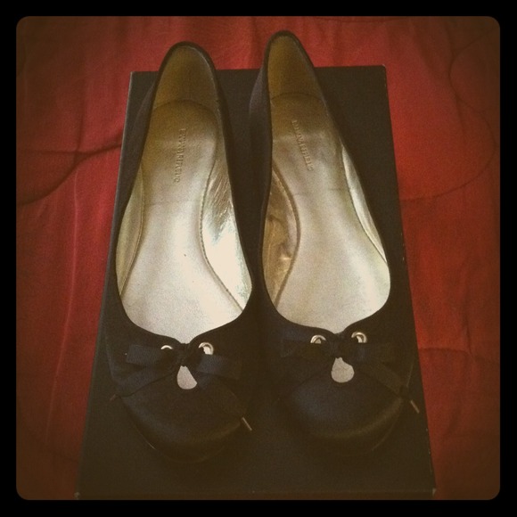 Reserved for bellafashion: BR Black Satin Flats