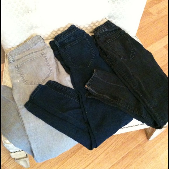3 pairs of skinny jeans!